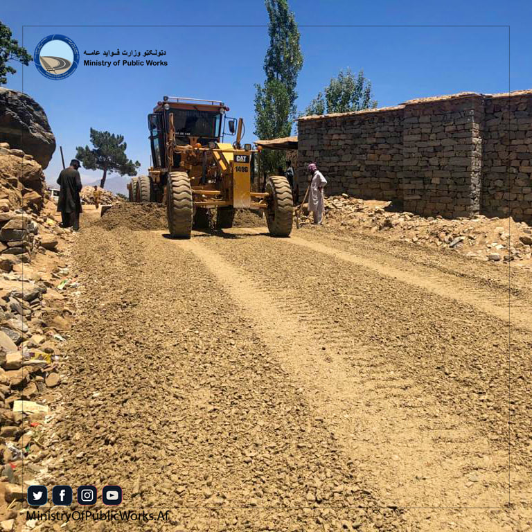Parwan: Thop Dara - Khwaja Sayaran road has 67% progress