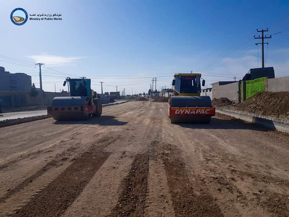 Mazar-e-Sharif ring road’s construction hits 40% progress