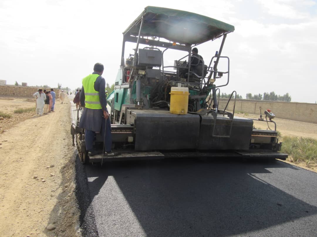 The construction of Road between Baak & Terizai districts is nearing completion