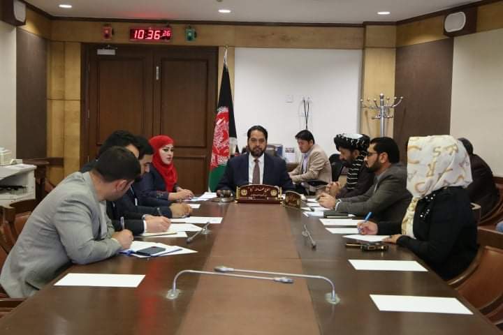 وزیر فوایدعامه در مجلس کمیسیون مواصلات و مخابرات مشرانو جرگه شرکت نمود