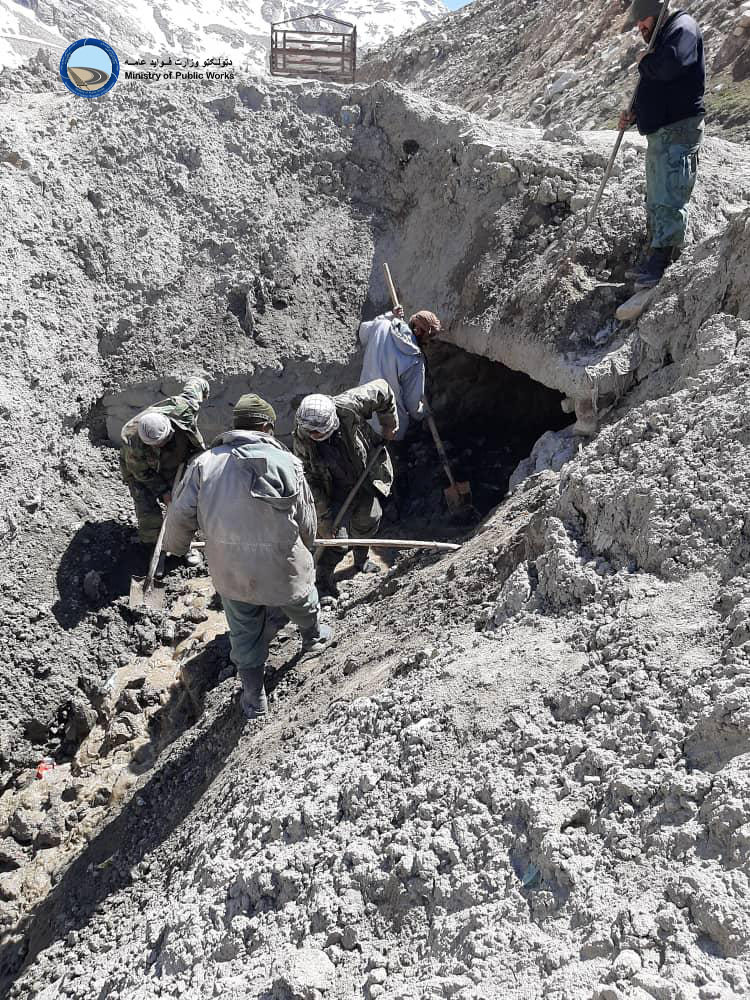 Salang Highway; the blocked culverts to be re-opened