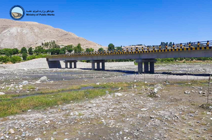 Nangarhar: A 100-meter RCC bridge in Khogyani district is ready to inaugurate