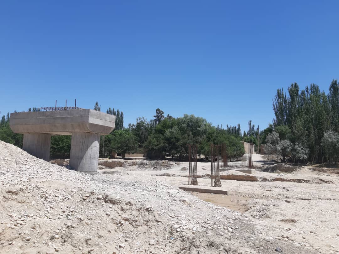 Faryab: The construction of “Aq Masjid Bridge” in the Pashtun-Kot district is underway