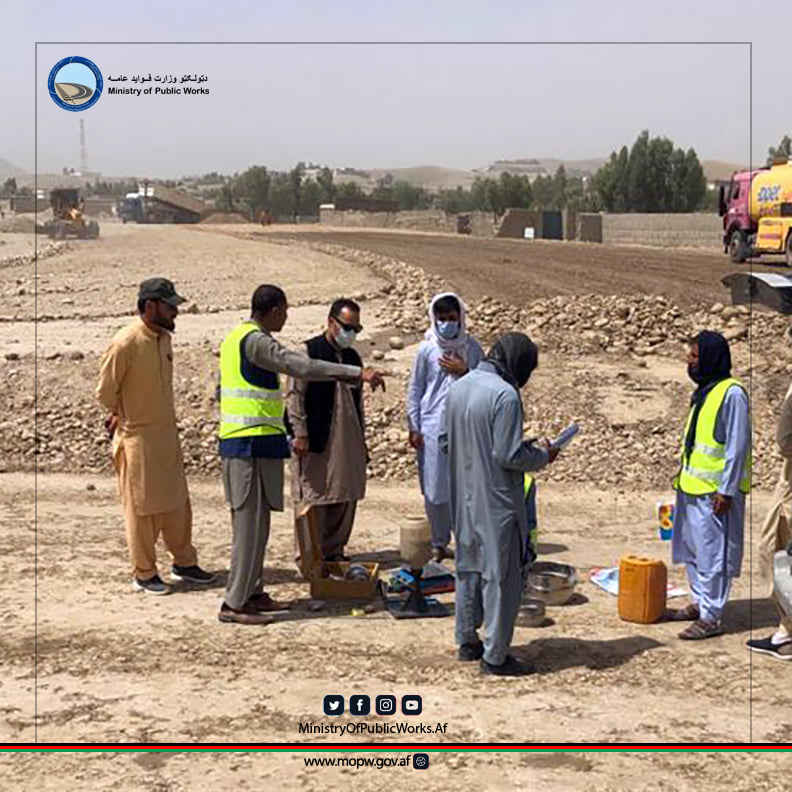 Jalalabad: The Abdulkhel to Behsud-Bridge beltway road project reaches 28% Work Progress