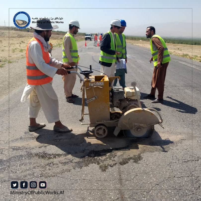 Periodic maintenance of Aibak-Mazar-e-Sharif highway has began