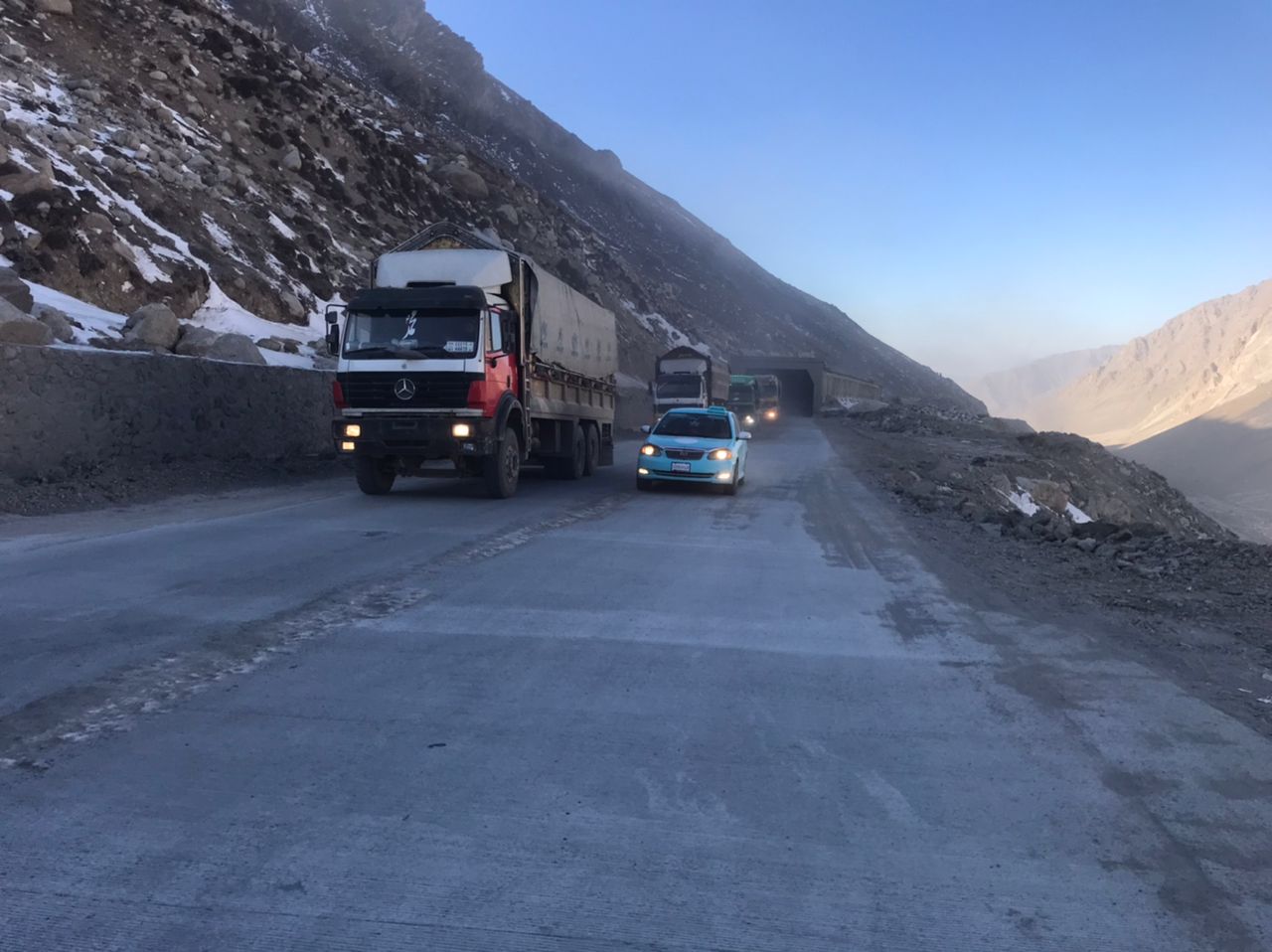 مسیر اصلی شاهراه سالنگ ها بروی ترافیک باز گردید
