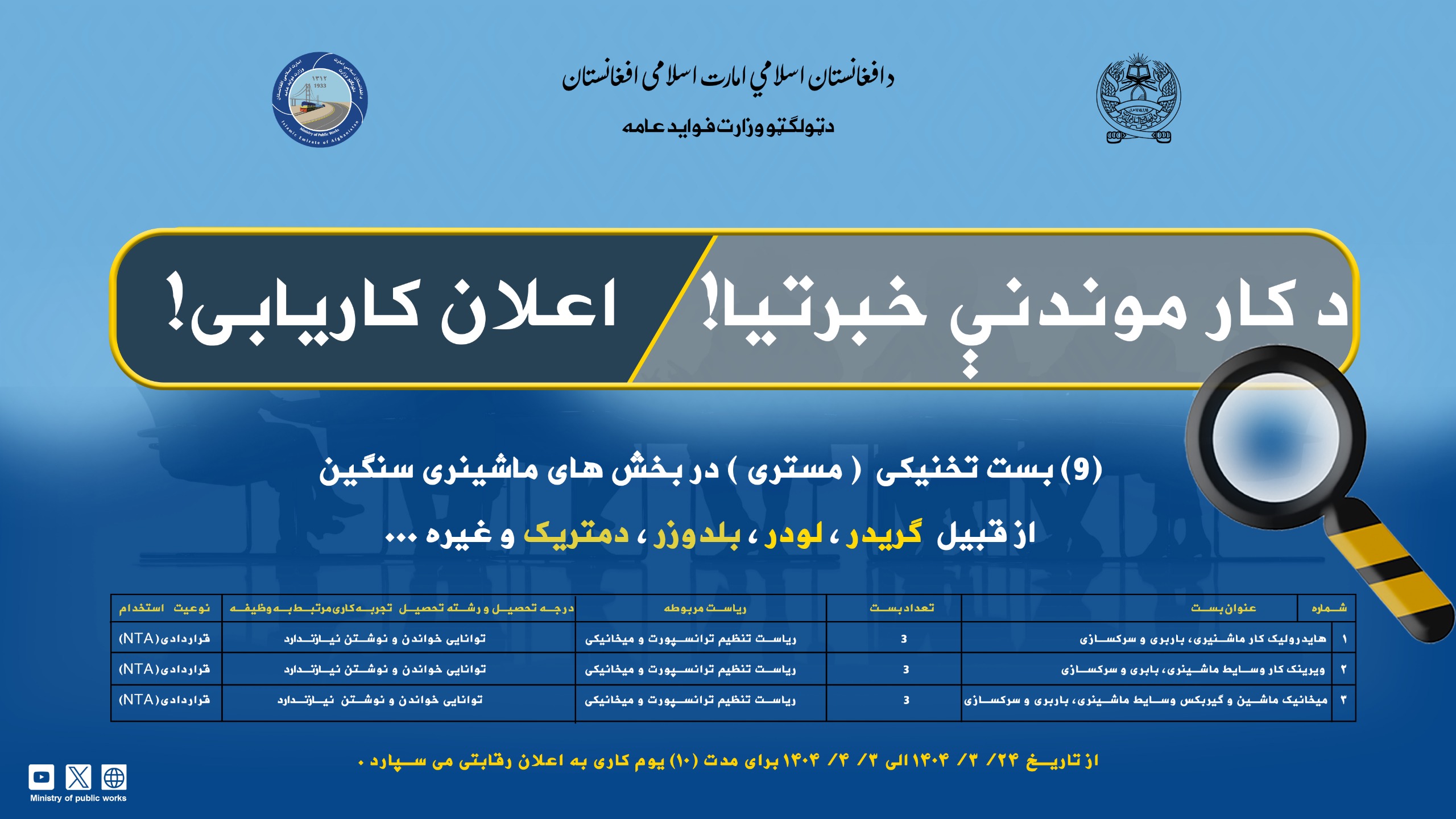 اعلان کاریابی