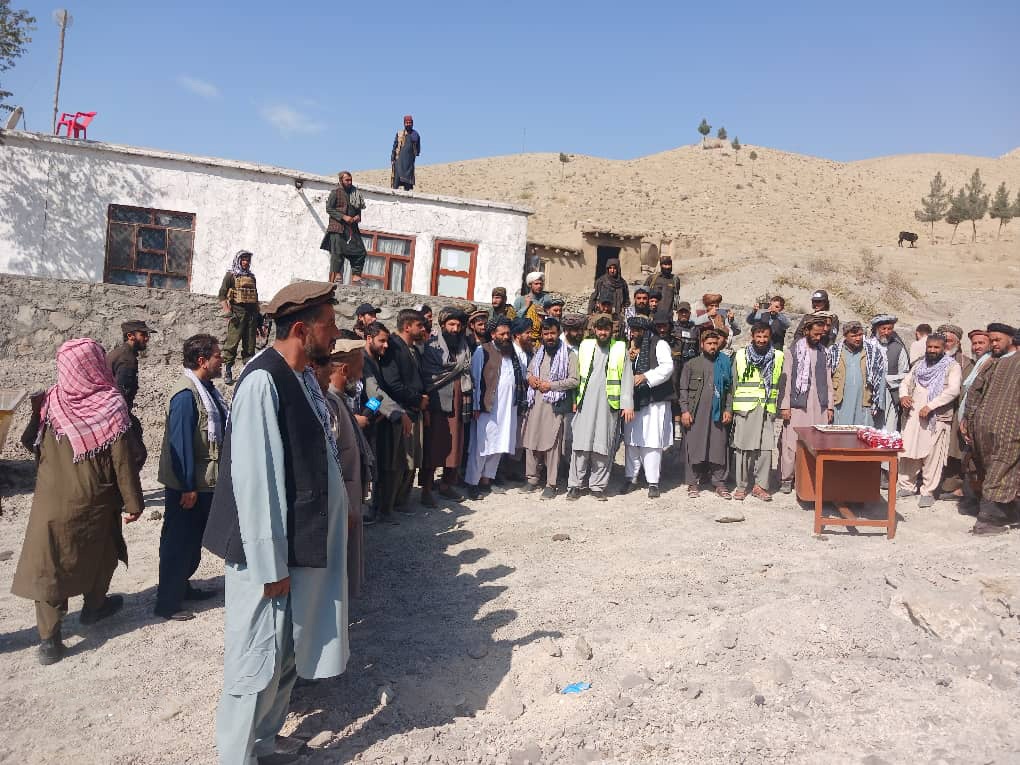 په بغلان ولایت کې د نهرین – جلګې سړک د لومړي لاټ د رغونې چارې د ۱۹۲ میلیونه افغانیو په ارزښت پیل شوې